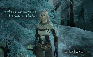 HF EF Frostback Mountains Daughter's Bodice
