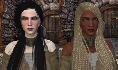 Optional. Comparison of vanilla morph and facial feature changes