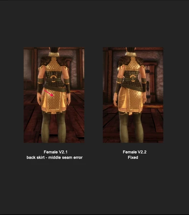 ENCB Robes v2.2. Fixed skirt seam