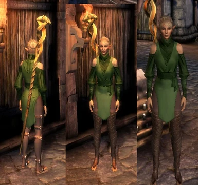 Forest Tunic - Dalish Elven outfit for elf female