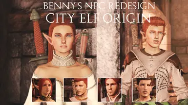 Benny's NPC Redesign - City Elf Origin