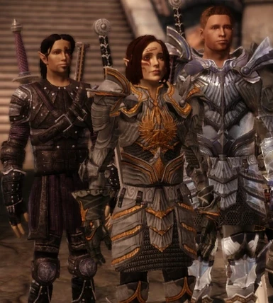 Grey Warden Runic Armor - Female Elf