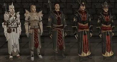 Enforcer/Orlesian armors (HF only)/Templar robes (HM only)/DA2 Chantry robes