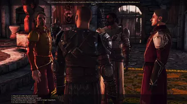 No weapons during the cutscene