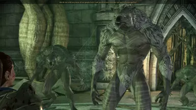 Werewolves, tweaked textures