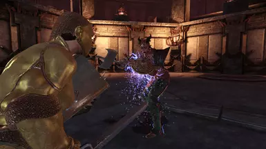 Female Qunari at illegal Proving