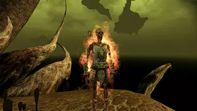 Warden Skeleton replacing Burning man in the fade quest
