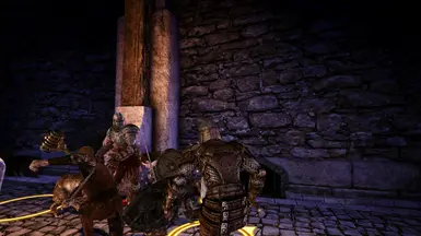 In combat