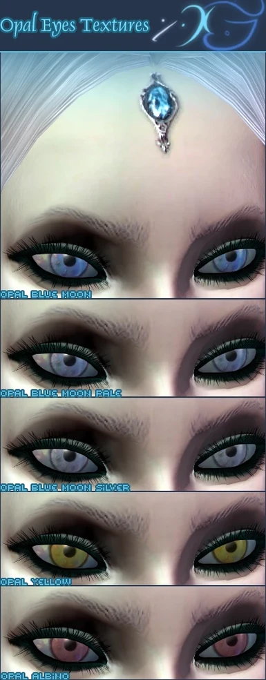 opal eyes textures