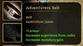 adventurers belt