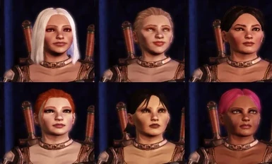 Sample of Female Dwarf Faces