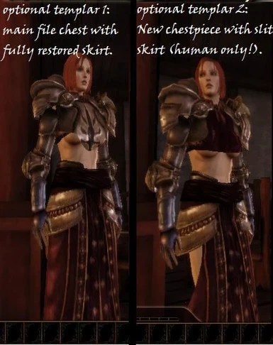 female templar armor--optional file versions