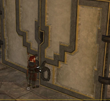 Door animated with Oghren