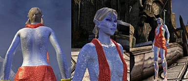 Dragon skin mod for the Oracle red and Ishtar -main character- 