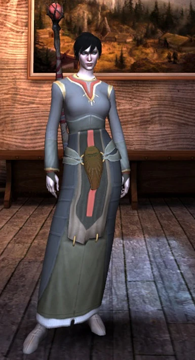 Casandra  in Drab Mage Gear Front