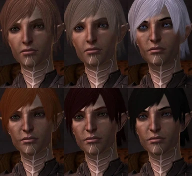 Fenris - recolored hair and eyes