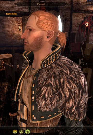 Anders with ponytail