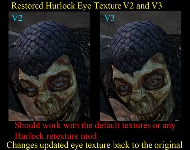 Hurlock eye V2 and V3
