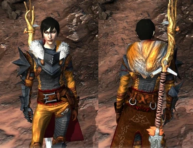 Golden Mage Champion Armour female