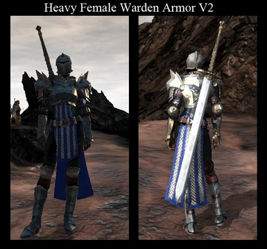 Heavy Female Warden Armor V2