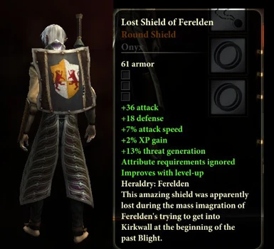 Lost Fereldan Shield