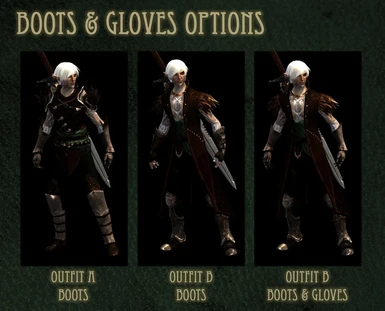 Boots-Gloves options
