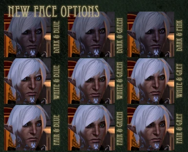 New face options
