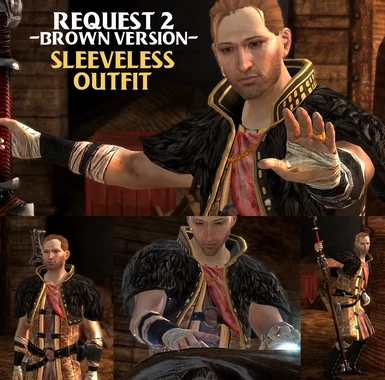 Request 2 - Sleeveless Outfit -Brown Version-