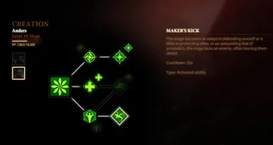 New Spell - Makers Kick at Dragon Age 2 Nexus - mods and community