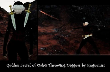 Jewel of Orlais Throwing Daggers