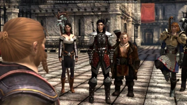 Aveline casually standing on one leg in this cutscene 