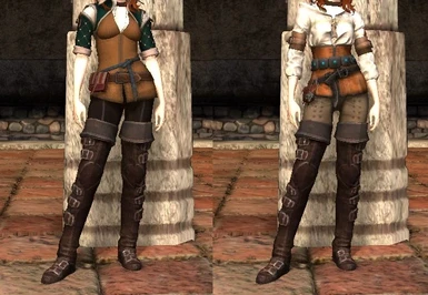 Alternates -- Triss and Ciri outfits with Isabela Boots