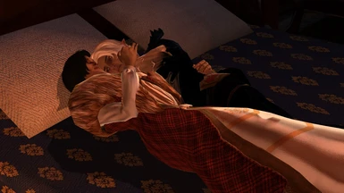 Fenris in Bittersweet with the repeatable romance scenes mod
