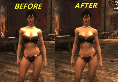 OLD - No Chest Glow Fem!Hawke Only