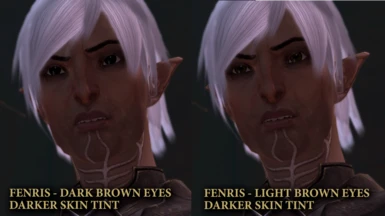 Fenris - Dark Brown Eyes and Darker Skin Tint | Fenris - Light Brown Eyes and Darker Skin Tint