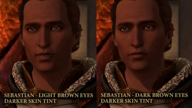Sebastian - Light Brown Eyes and Darker Skin Tint | Sebastian - Dark Brown Eyes and Darker Skin Tint