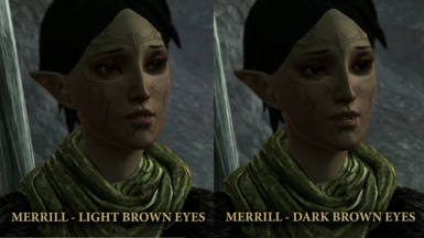Merrill - Light Brown Eyes | Merrill - Dark Brown Eyes
