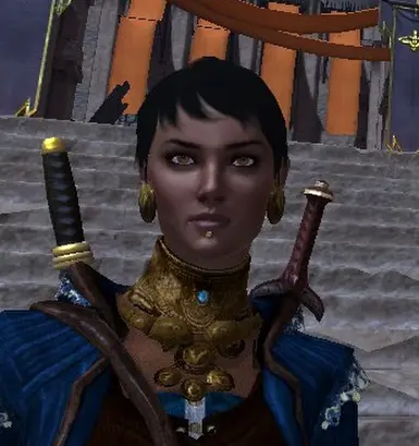 Isabela's piercings for Beard Slot