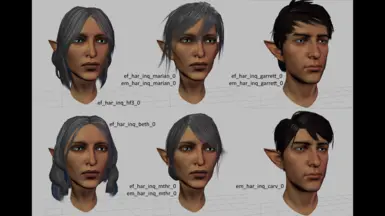 Hawke family hairstyles (2.0)