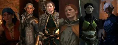 Companions and NPC with Inquisition head