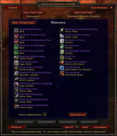 atlas loot wow
