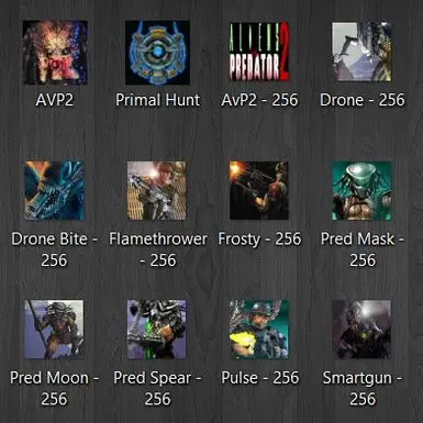AvP2 Desktop Icons