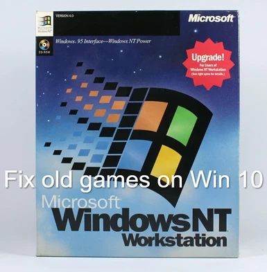 Fix old games on Win 10