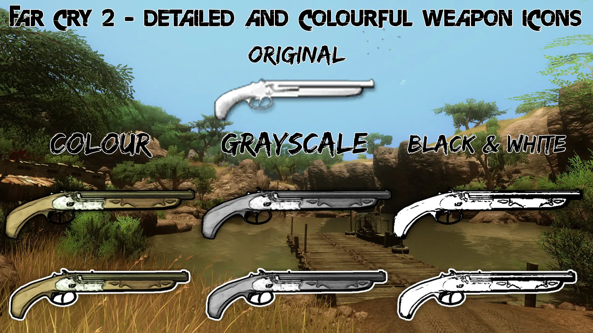 Far Cry 2 - Hand Drawn Map Icons at Far Cry 2 Nexus - Mods and Community