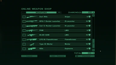 Weapon Costs 3