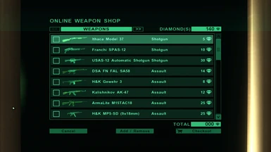 Weapon Names & Icons 1