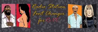 Radio Station Font Changer for GTA ReVC (CLEO Redux Mod)