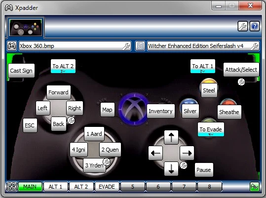 xpadder controller profiles
