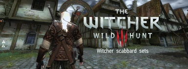 TW3 Witcher scabbard sets port
