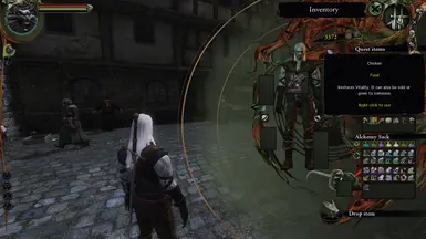 Chicken in the inventory